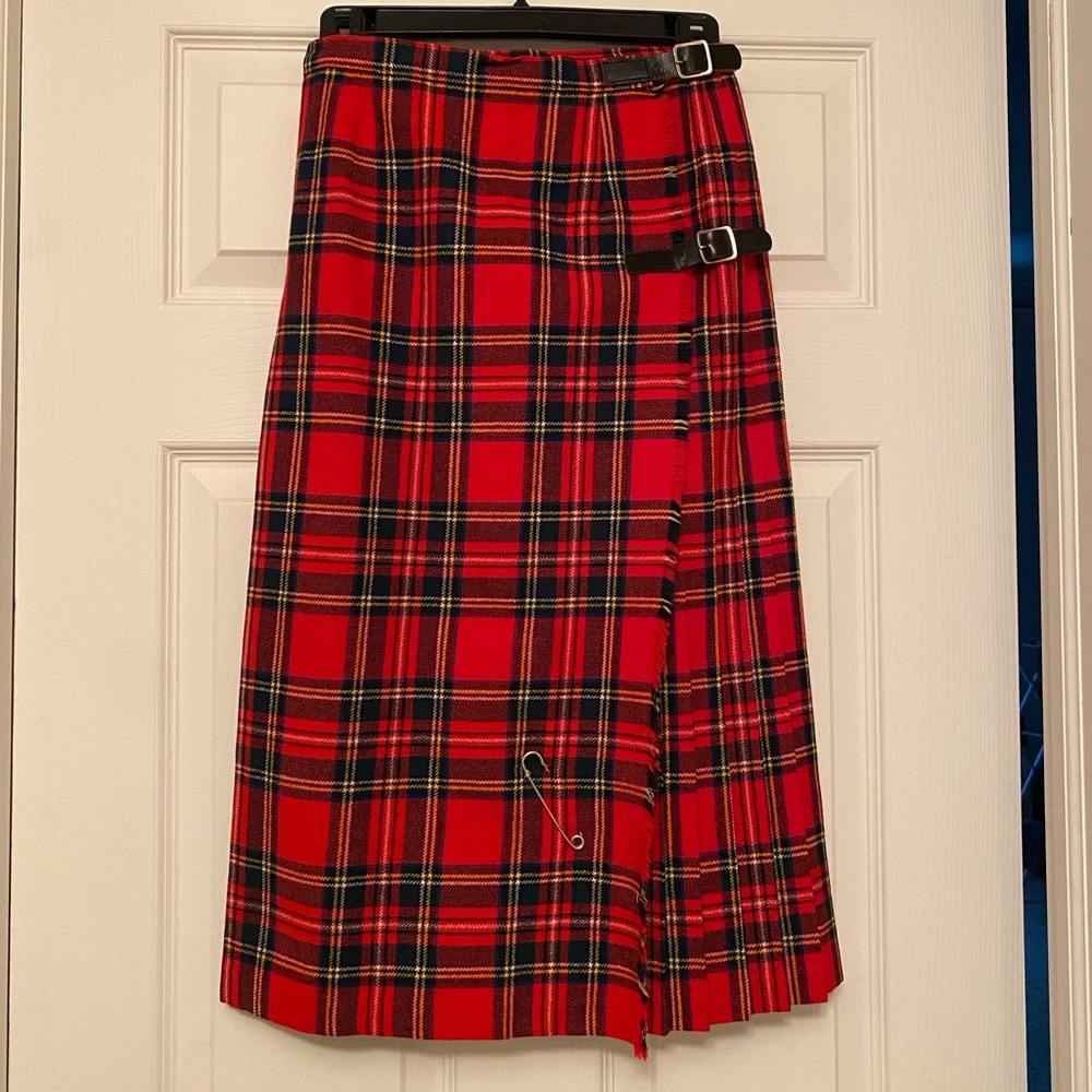Red Plaid Kilt